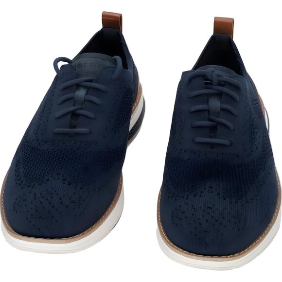 Cole Haan Men's Grand Evolution Stitchlite Wingtip Oxford Sneakers Navy US 10M - Picture 5 of 6